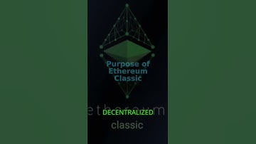 Ethereum Classic in 30 seconds #ETC