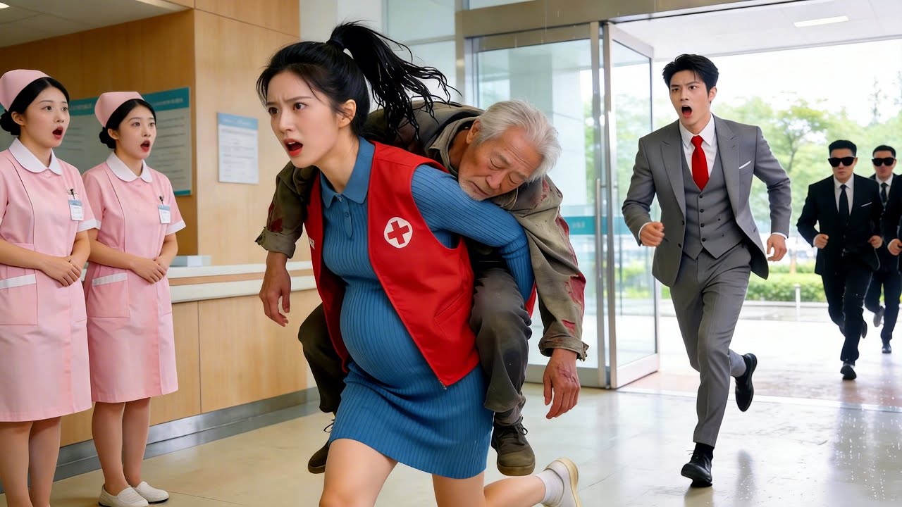 Herkes Yerde Yatan Adamı Görmezden Geldi, Sadece Hamile Kız Onu Kurtardı! CEO'nun Babası!