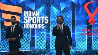 Aamir Khan and Virat Kohli Inside Video at the Indian Sports Honours 2017