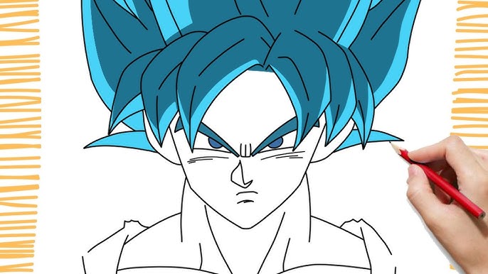 Simple Dibujos para colorear de dragon-ball-z para imprimir y