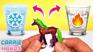 Magical Colour-Changing Unicorn Painting With Carrie Hands | Craft Videos For Kids