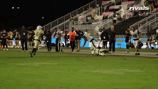 Ohio State commit five-star Brandon Innis vs Miami Central in State Championship