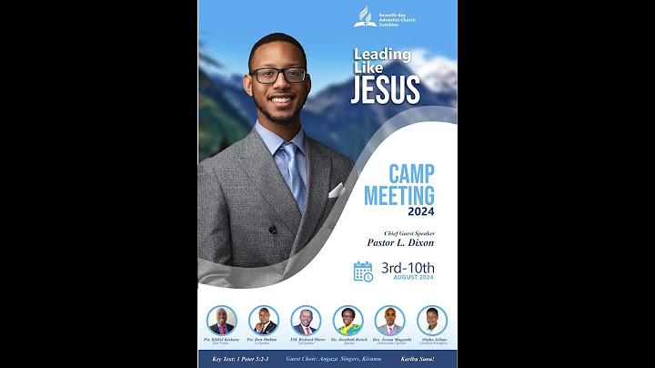 CAMP MEETING DAY 7||AFTERNOON PROGRAM||10th AUG 2024