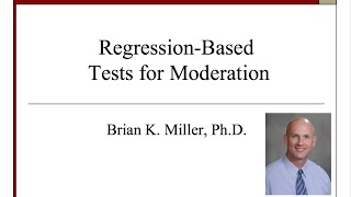 Famous RM:  Regression Based Tests for Moderation Profile