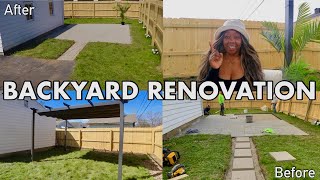 BACKYARD RENOVATION EP:3 NEW STEPPING STONES & PATIO INSTALL I NEW PERGOLA |NEW OUTDOOR SPRING DECOR by StyledByEmonie 29,168 views 1 month ago 1 hour, 10 minutes
