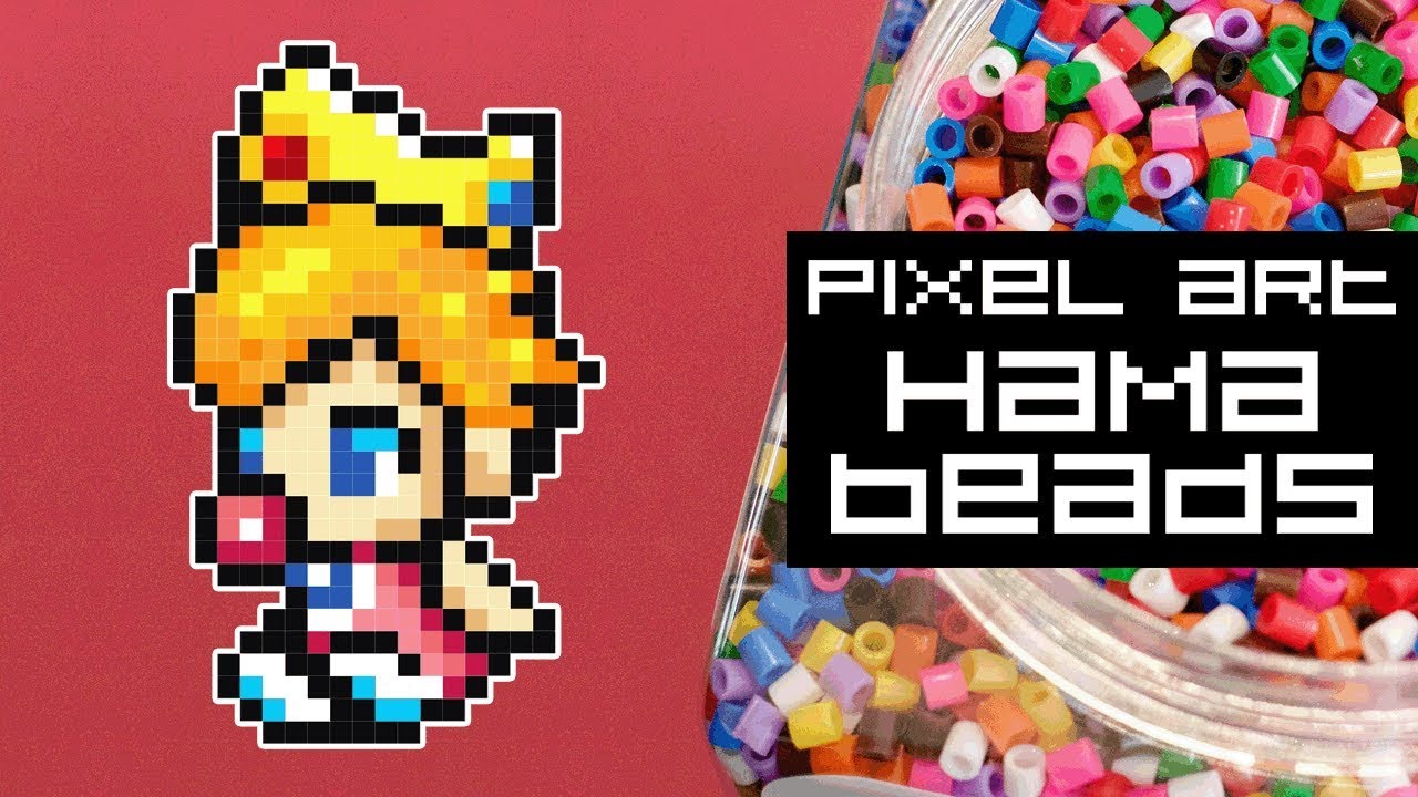 Hamma Beads Pixel Art Speedpaint Mario Bros Princess Peach Baby Youtube Hamma Beads Pixel Art Speedpaint Mario Bros Princess Peach Baby Youtube