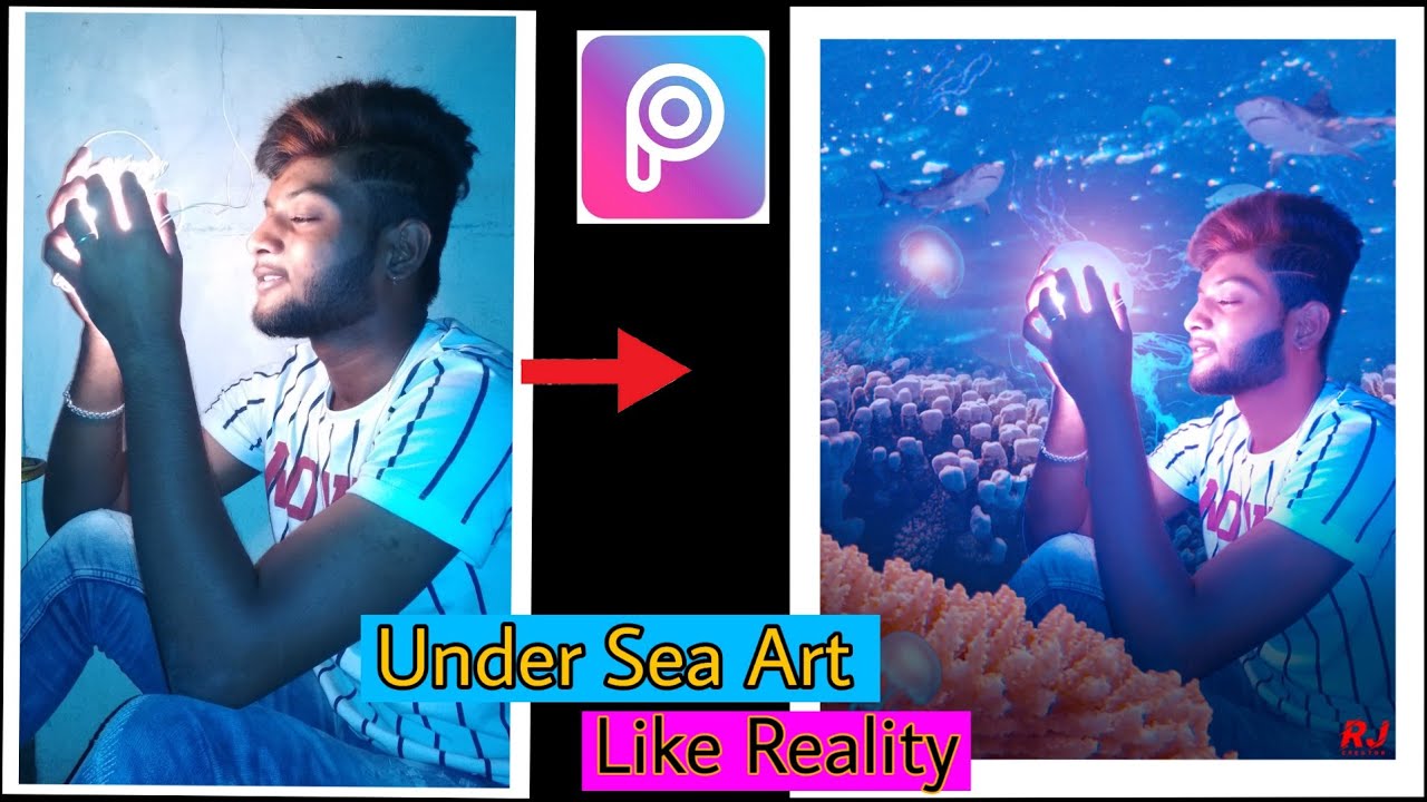 Professional Under water Sea editing tutorial | picsart manipulation ...