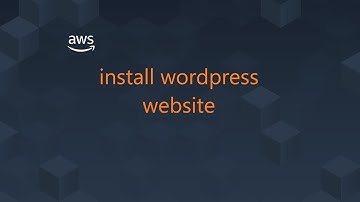 aws - Launch Wordpress Website