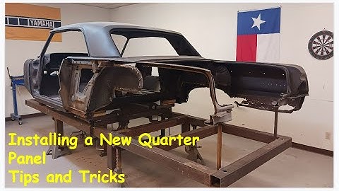 1964 Impala SS Restoration Part 10 - How to Install a Quarter Panel:  First Step + Tips and Tricks