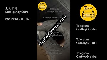 JLR 11.81 Emergency Start & Key Programming #keyprogrammer #jlr #carkeygrabber #carlocksmith