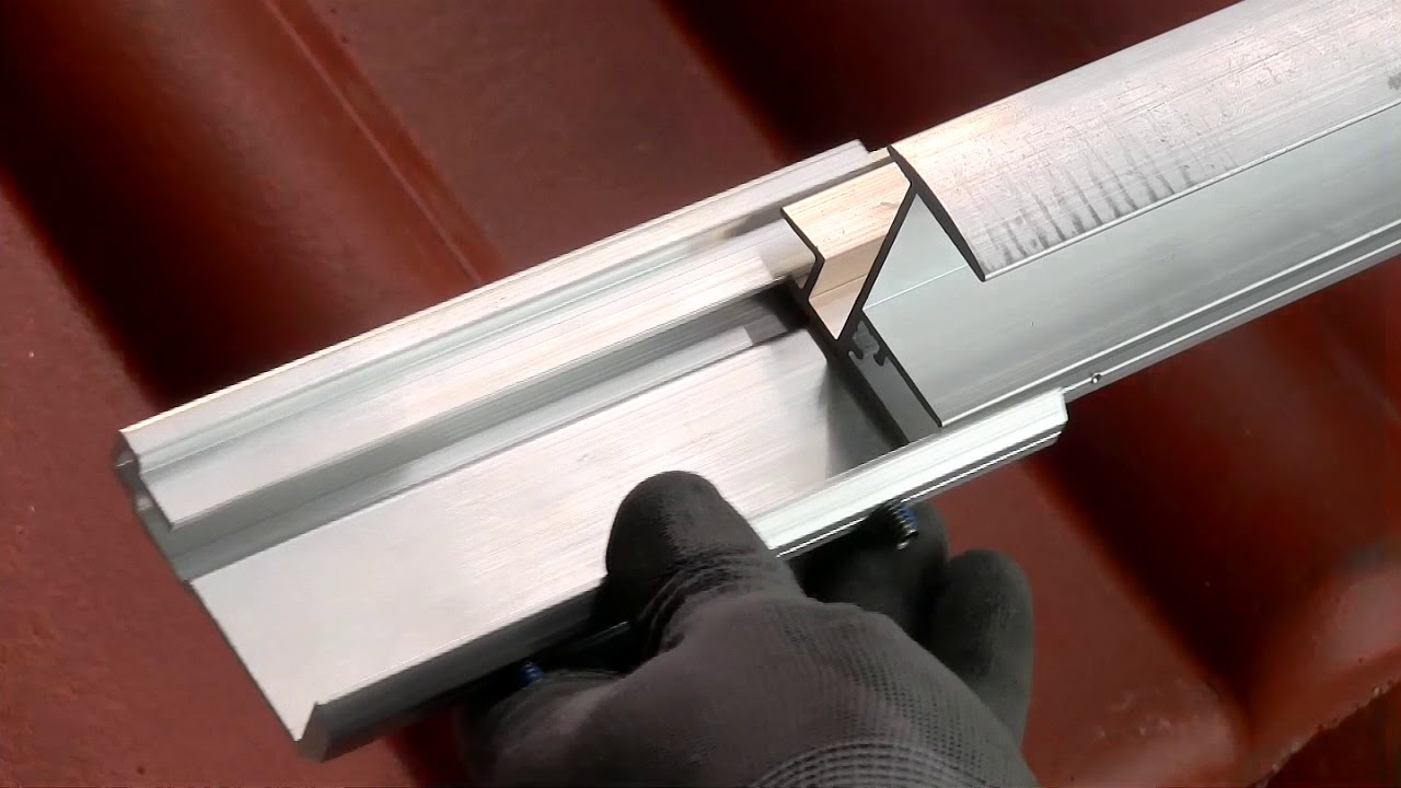 novotegra topfix CSchiene Montage Einlegeschiene connection Insertion rail to Crail YouTube