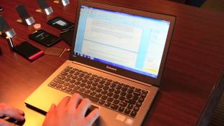 Synaptics' ForcePad Demo: Pressure Sensitive Touchpad