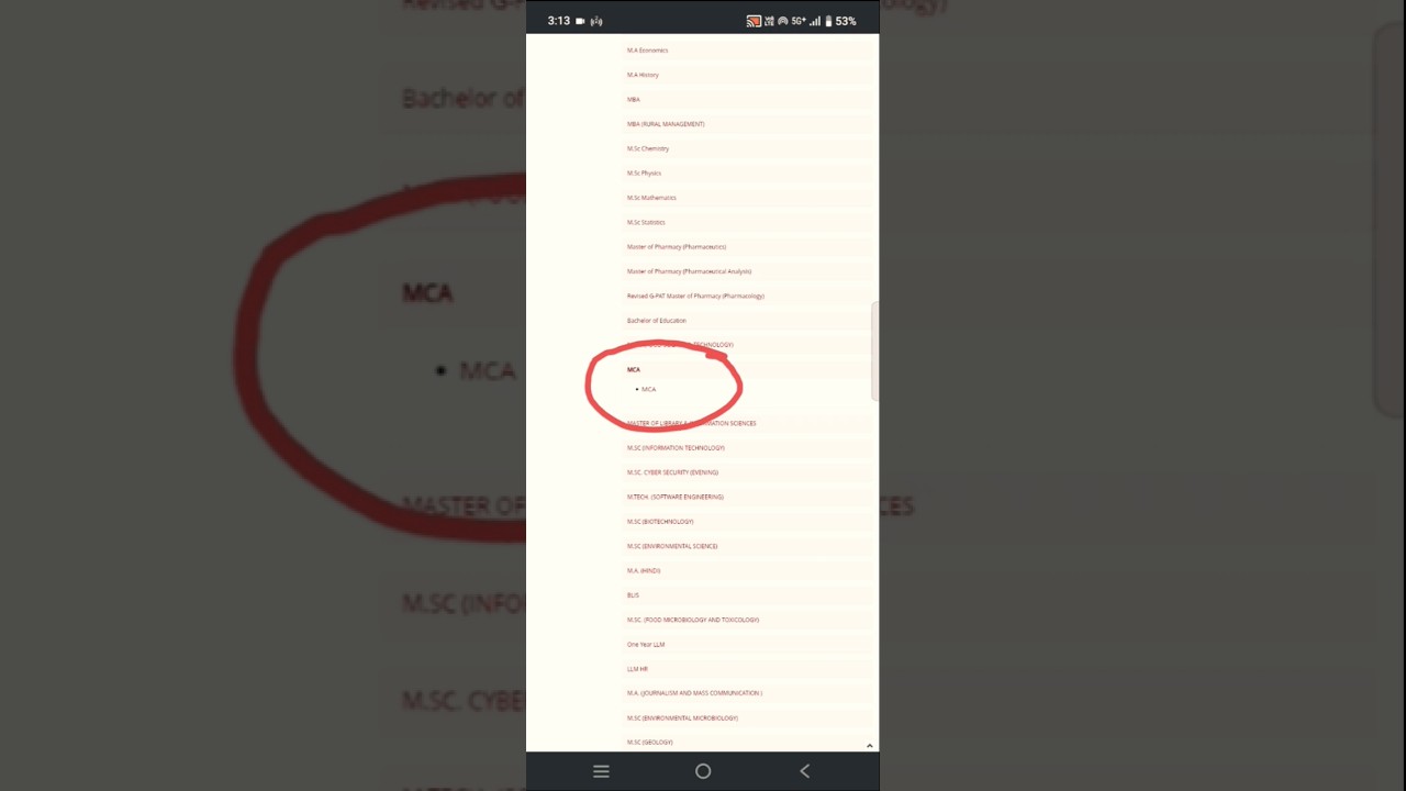 bbau MCA first cut off 