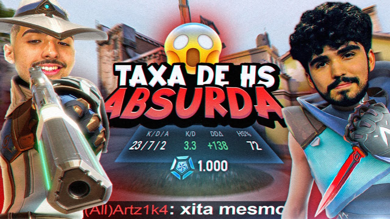 MIBR CORTEZIA com ABSURDAS 73% de TAXA DE HS FAZENDO 1.000 PTS no TRACKER ft. 