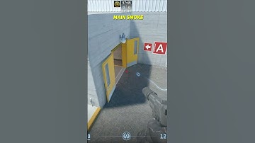 Main Smoke Nuke By Guide Map #shorts #cs2