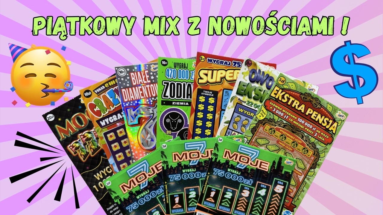 ZDRAPKI LOTTO 🍀 PIĄTKOWE NOWOŚCI ! JEST WYGRANA ! 🥳 💪 💸 #zdrapki #lottery #win #lotto #scratchcards