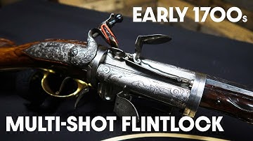 3 Shot REVOLVING FLINTLOCK | Muzzleloaders aren