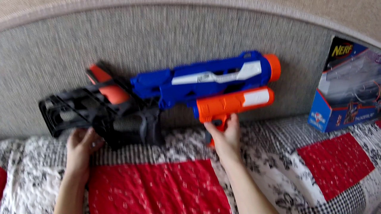 Обзор На Бластер Нёрф(NERF) N-Strike Elite Thunderblast(обзор Нёрф на русском)