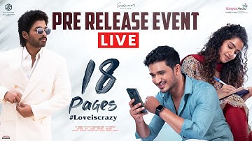 18 PAGES Pre Release Event Live | Allu Arjun | Nikhil, Anupama Parameswaran | Shreyas Media