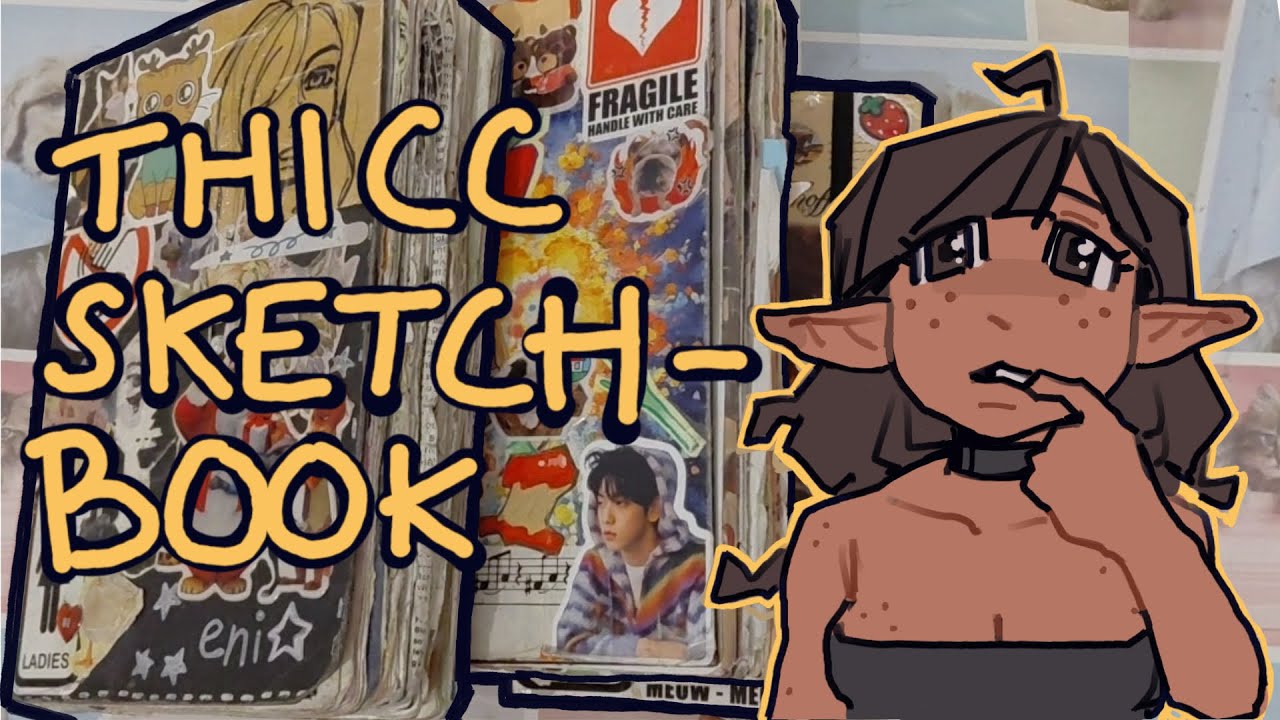 Как я заполняю свои альбомы для эскизов (мне так кажется)