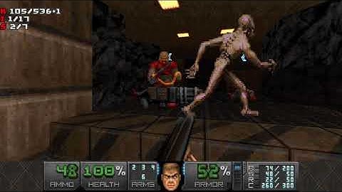 Doom 2: BTSX Episode 1 -- MAP12 - Underground Initiations [UVMax, No Saves, Pistol Start]