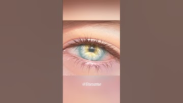 iPad繪畫新手必看！玻璃球眼珠就這樣畫～ #画画 #procreate #art