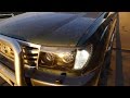 Toyota Land Cruiser 100 тюнинг фар Установка би светодиодных модулей, установка HPL Crossfire.