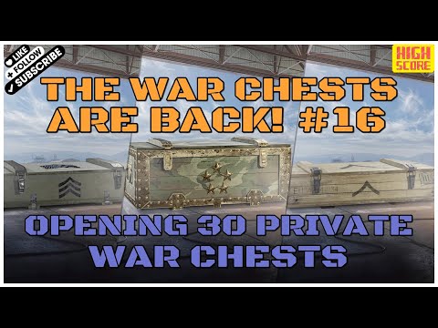 World of Tanks Console Opening 30 Private War Chests #16 (created by JBMNT_SVK_)