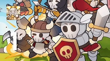Skull Defense: Skeleton Battle - Gameplay Walkthrough Part 1 (Android, IOS)