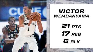 Information Victor Wembanyama Tallies SIX BLOCKS in Win vs Detroit! Guide