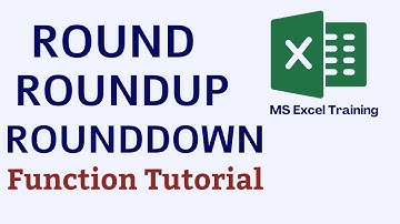 ROUND, ROUNDUP and ROUNDDOWN Function in Excel