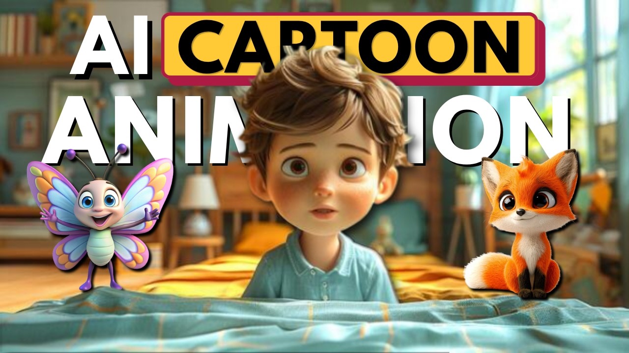 How to Make Pixar-Style Animated Cartoon Videos with FREE AI (Full ...