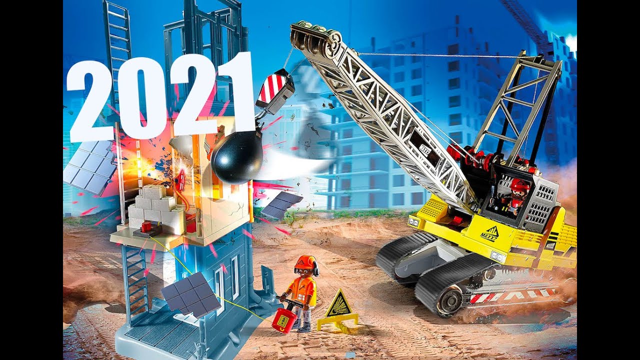Playmobil 2021 chantier travaux 