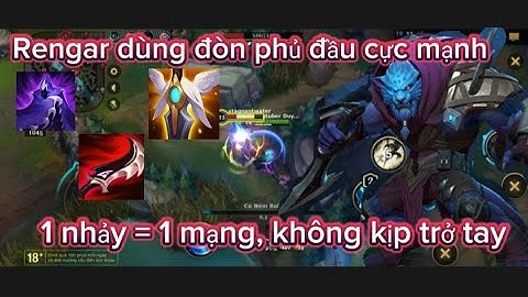 Tốc Chiến Wild Rift / Rengar cực mạnh khi dùng đòn phủ đầu, 1 nhảy 1 mạng / Rengar Wild Rift Jungle