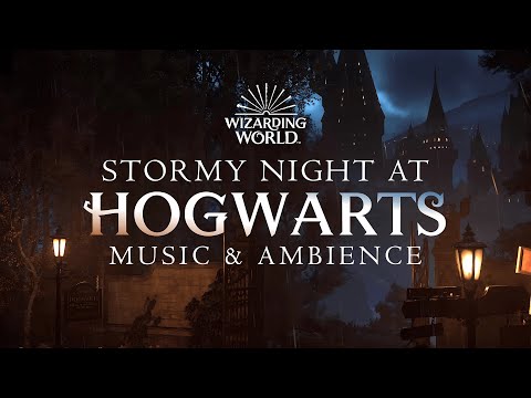 Harry Potter Hogwarts Peaceful Music Ambience Rain And Thunderstorm No Mid Roll Ads