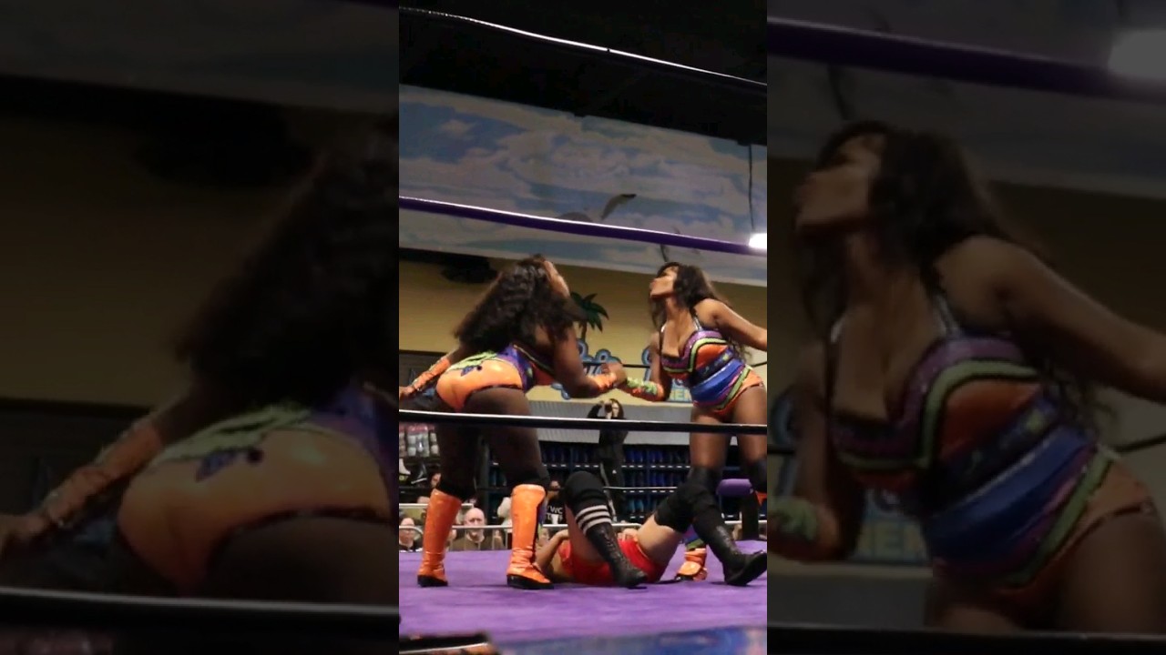 🔥 The Vanity Twins proving why they're the hottest tag team in the West Coast! 