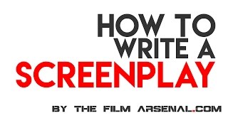 how to write a screenplay