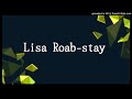 lisa roab-stay (cover男性)