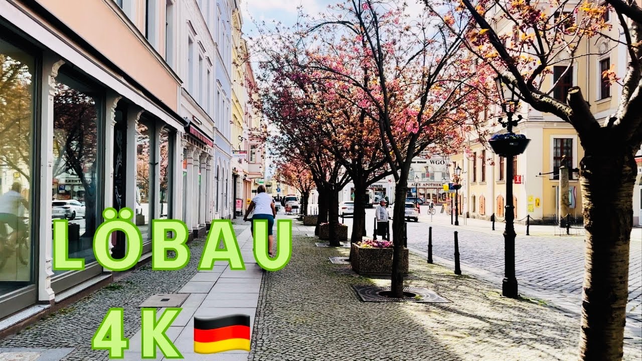 Löbau 🇩🇪4K, Walking Germany