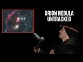 Untracked Astrophotography: From Capture to Final Image (M42)