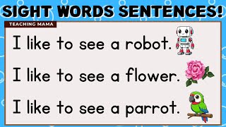 Celebrity LET’S READ! | I LIKE TO SEE... | SIGHT WORD SENTENCES READING PRACTICE FOR KIDS | TEACHING MAMA Profile