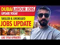 Uae dubai labour jobs update  uae skilled  unskilled jobs update  uae visa update today