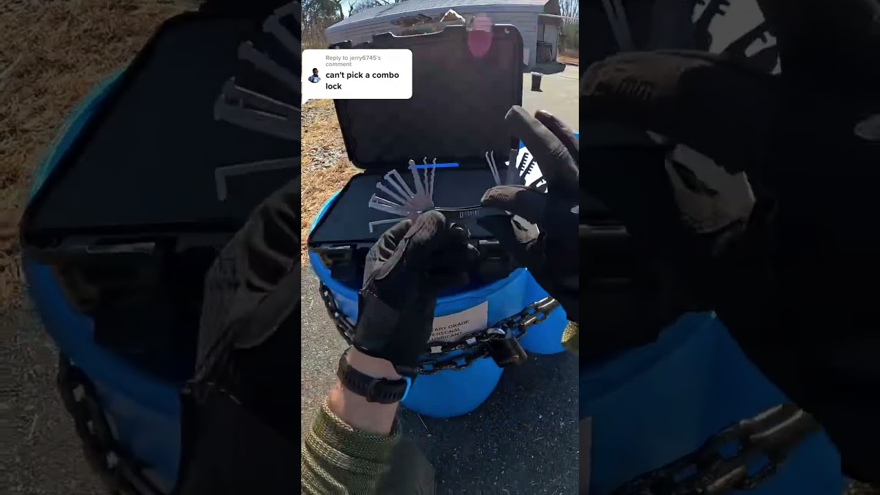 Opening combination lock w/ Covert Companion 