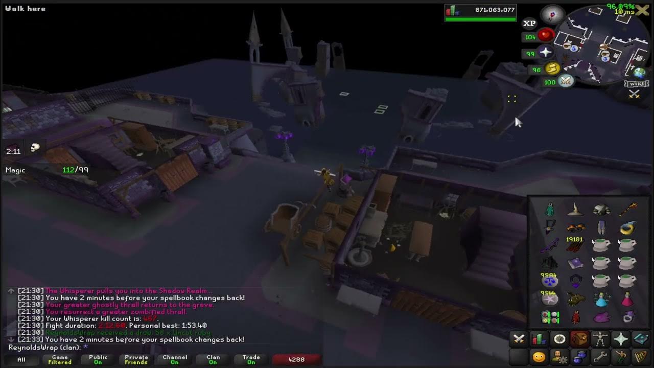 OSRS Whisperer SpeedRunner CA (Sub 2) Mini Guide YouTube