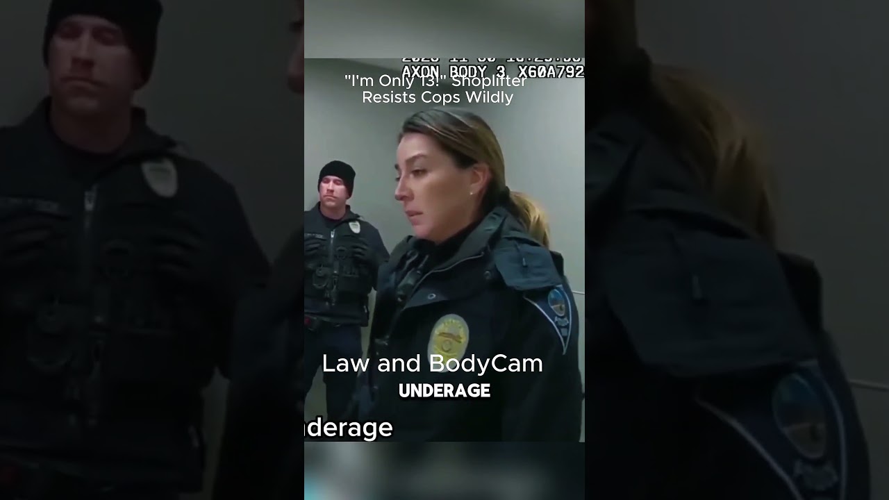 20-Year-Old Shoplifter Claims She’s “Only 13” to Avoid Arrest | Bodycam