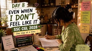 Discipline Over Motivation 🌿 | Day 8 | Indian Student Vlog #studywithmesscaspirants