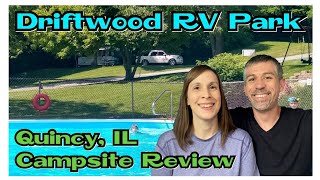 Pop Up Camping at Driftwood RV Campground Review, Quincy IL & Hannibal MO Mark Twain Cave