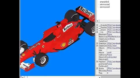 Ferrari : A beautyfull Import from Free 3D Models, 3 types of texture mapping