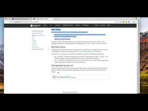 Mobile automation iOS (7/10) - Setting up iOS