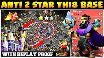 *1 Star Proof* Town Hall 18 Base With Link | *Defend Like a Legend* |Th18 Unbeaten CWL + WAR Base.